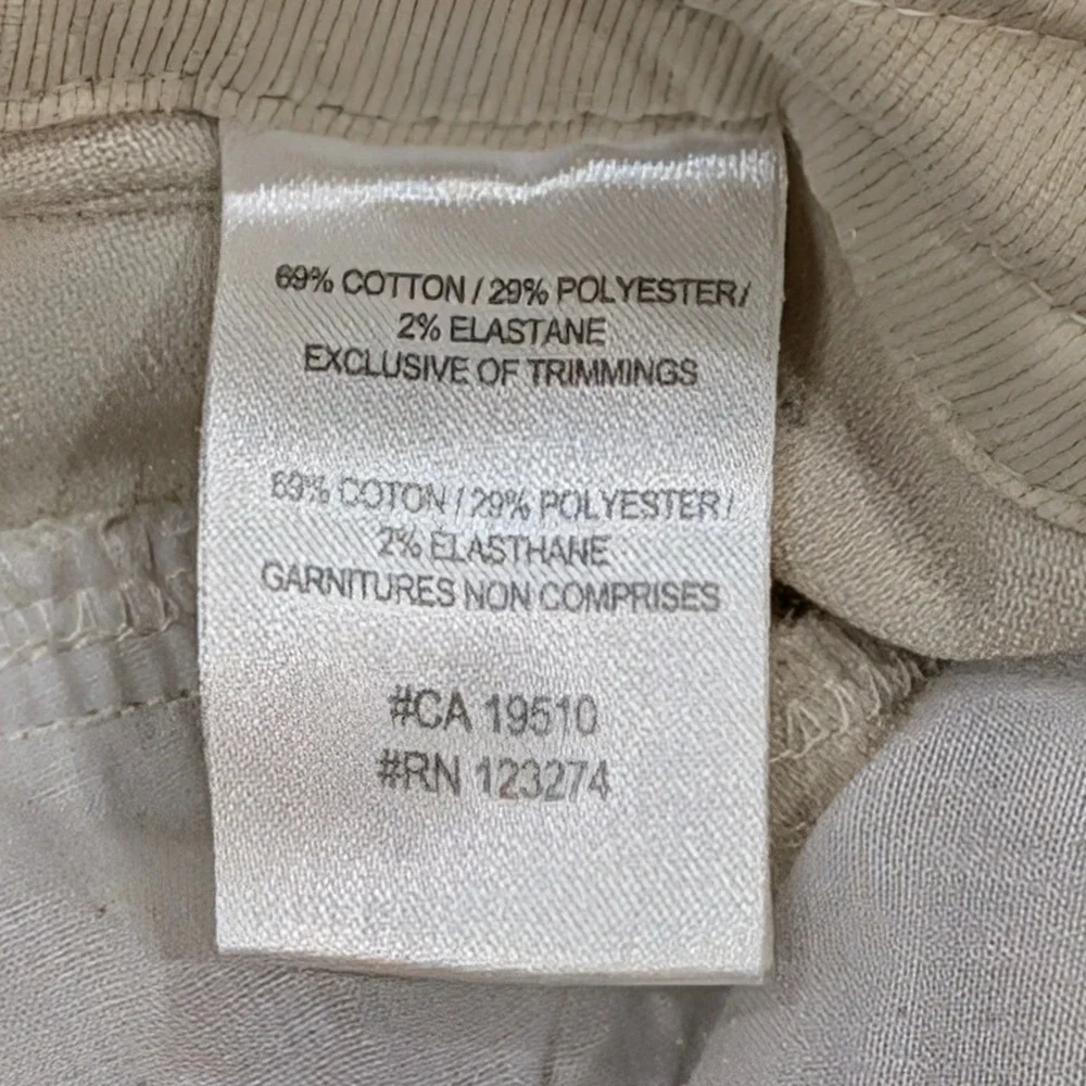 Lole Women Beige Khaki Stretch Bermuda Shorts UPF Quick Dry Size 12